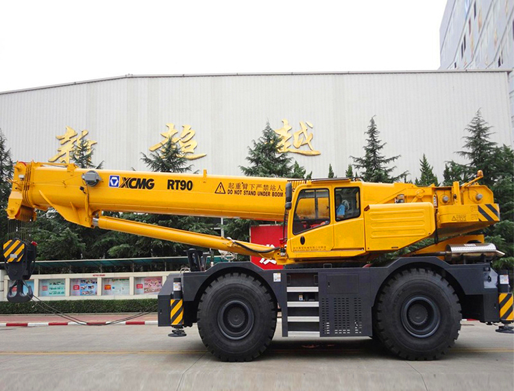 XCMG Official Rough Terrain 90 Ton Crane RT90U China New Off Road Crane Truck for Sale